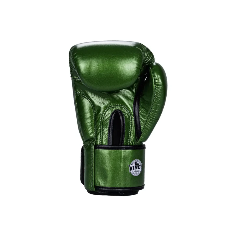 Guantes de Boxeo Windy Verde Metalizado