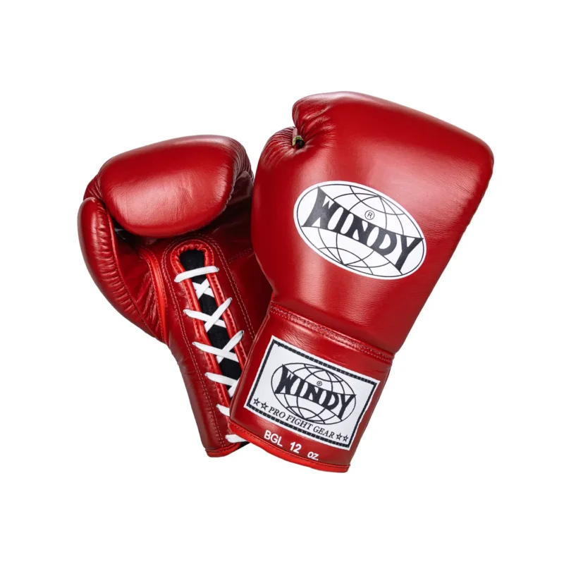 Guantes de Boxeo con Cordones Windy Rojos