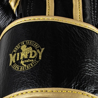 Etiqueta original del guante Windy negro con dorado