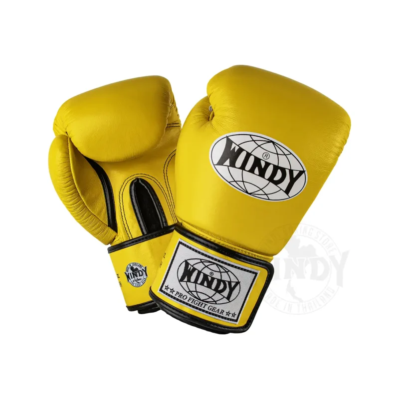 Guantes de boxeo Windy amarillos