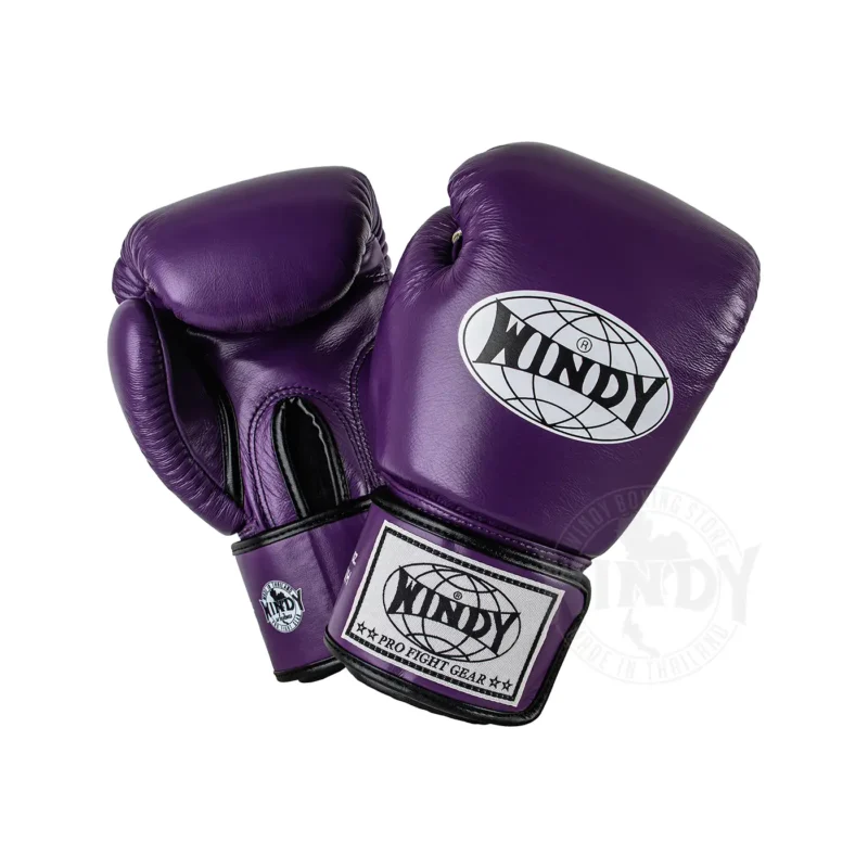 Guantes de boxeo Windy morados