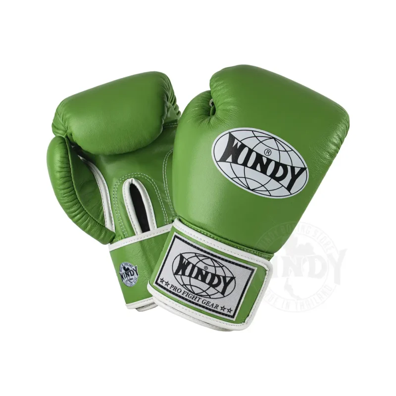 Guantes de boxeo Windy verde claro
