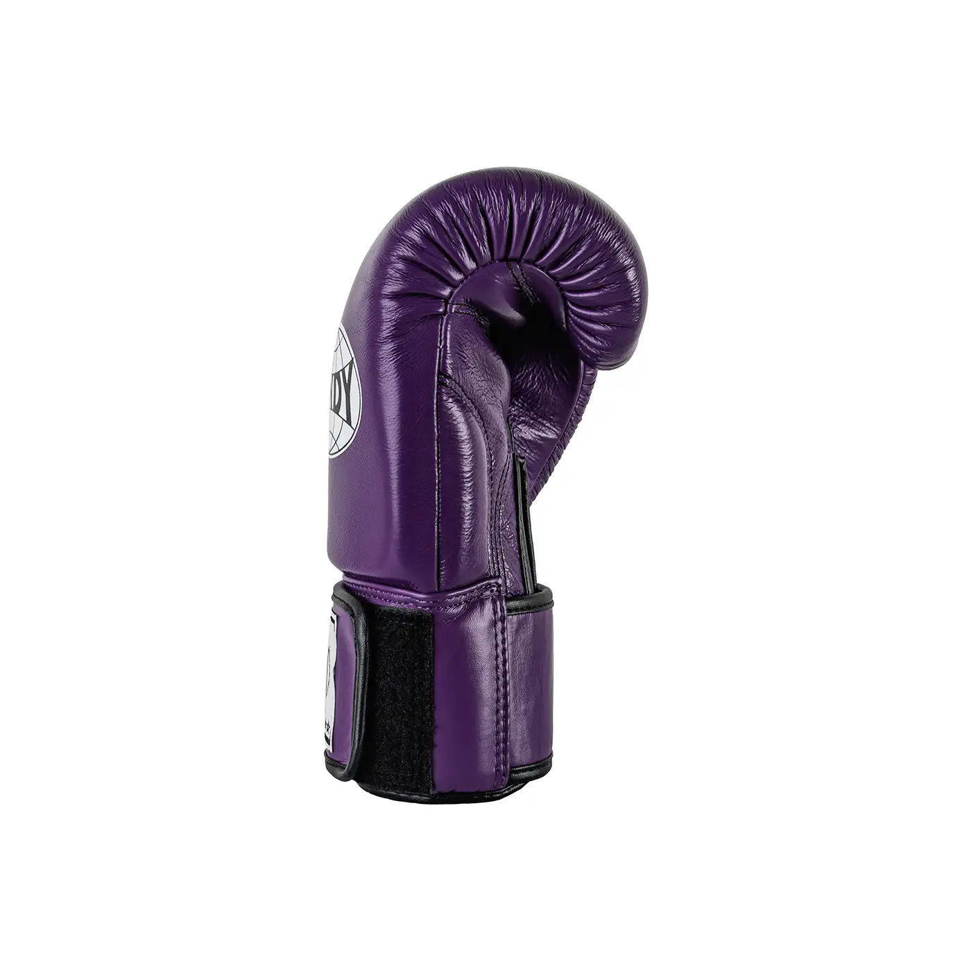 Vista lateral derecha del guante Windy morado